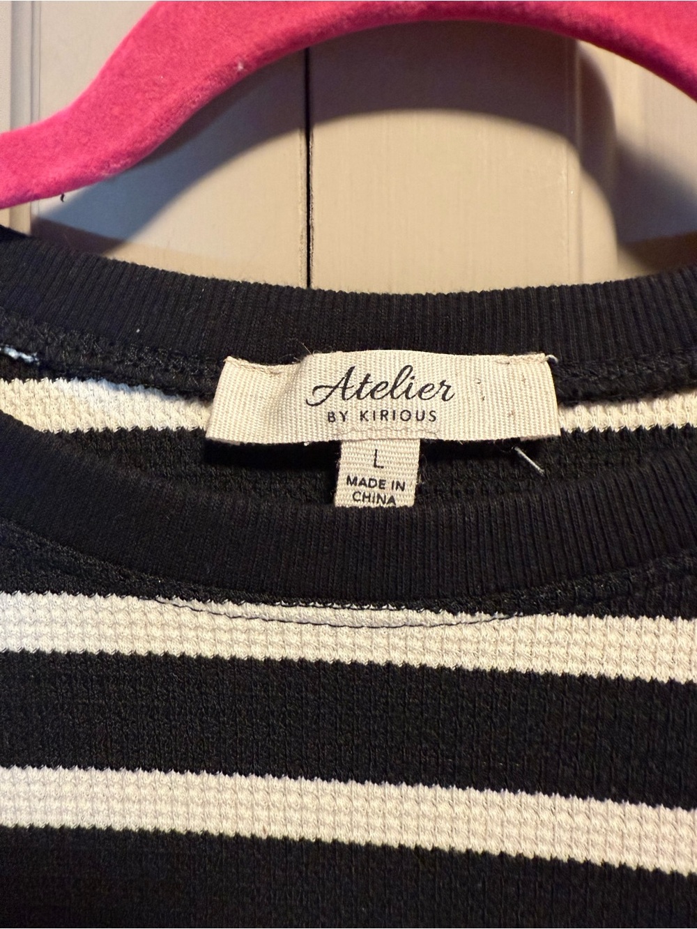 Atelier Black & White Striped Juniors Tee - Picture 4 of 4